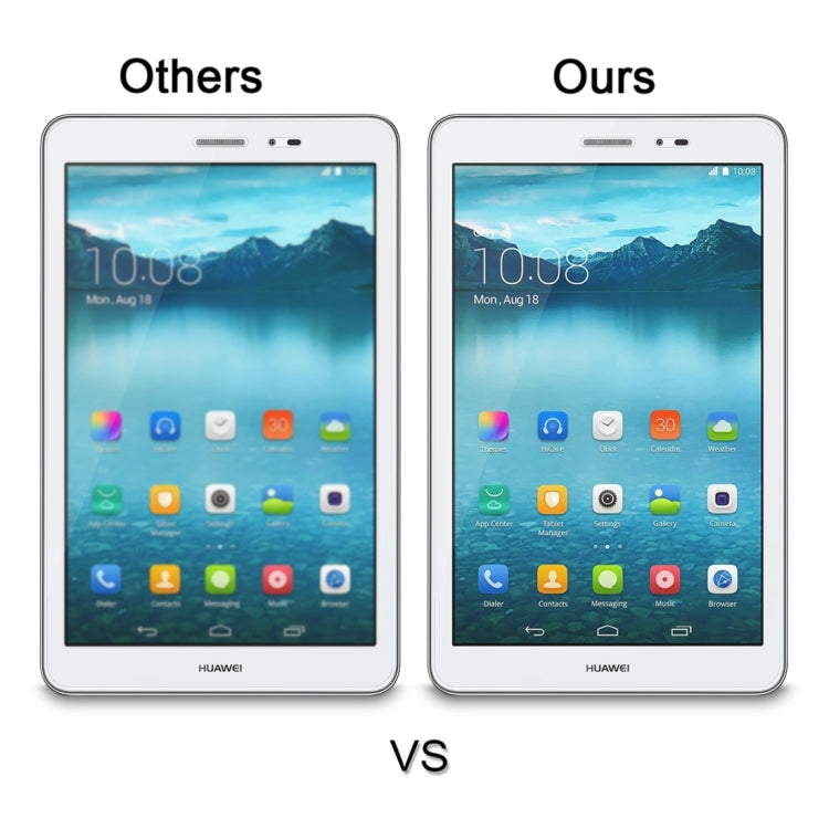 2個/裝 適用於華為MediaPad T2 8.0 Pro 0.4mm厚度 9H表面硬度 全屏覆蓋鋼化玻璃保護膜