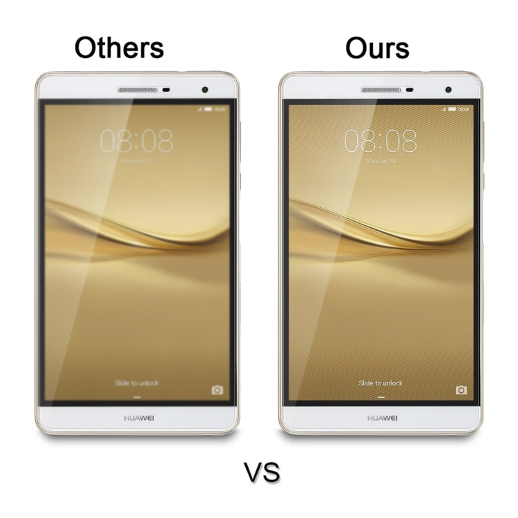 100片裝 適用於華為MediaPad T2 7.0 Pro 0.4mm厚度 9H表面硬度 全屏覆蓋鋼化玻璃保護膜