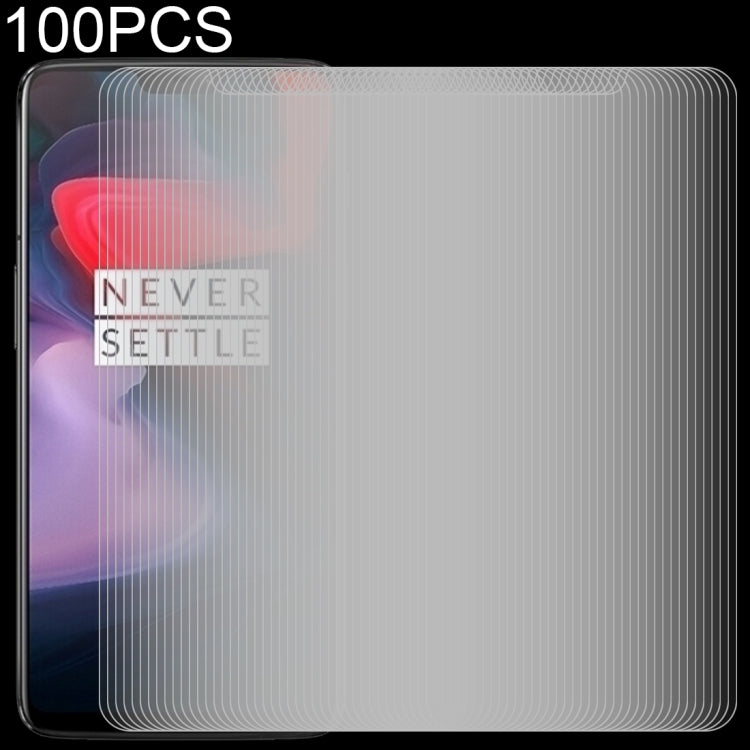 100pcs 0.26mm 9H 2.5D Tempered Glass Film for OnePlus 6