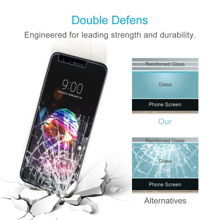 適用於LG K10   0.26mm厚度 9H 2.5D弧邊鋼化玻璃保護膜