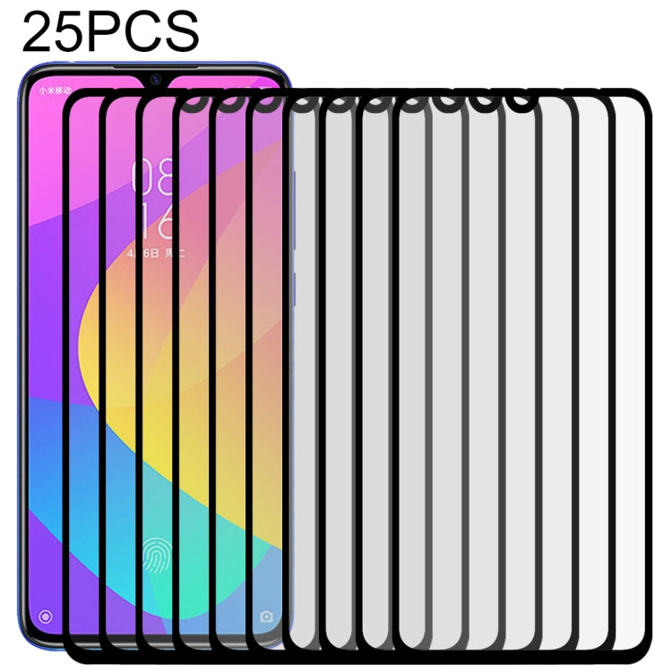 25 PCS 適用於小米 Mi CC9 9H全屏鋼化膜