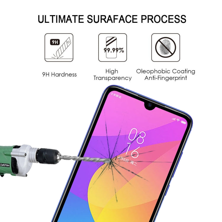 25 PCS 適用於小米 Mi CC9 9H全屏鋼化膜