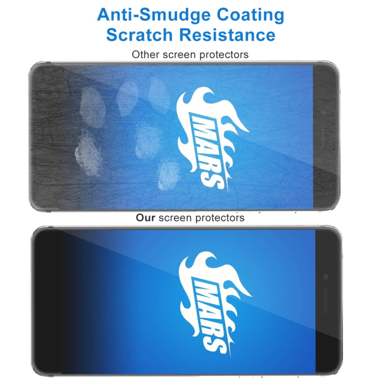 OCUBE vernee Mars Pro 0.26mm厚度 9H表面硬度 2.5D 全屏鋼化玻璃保護膜