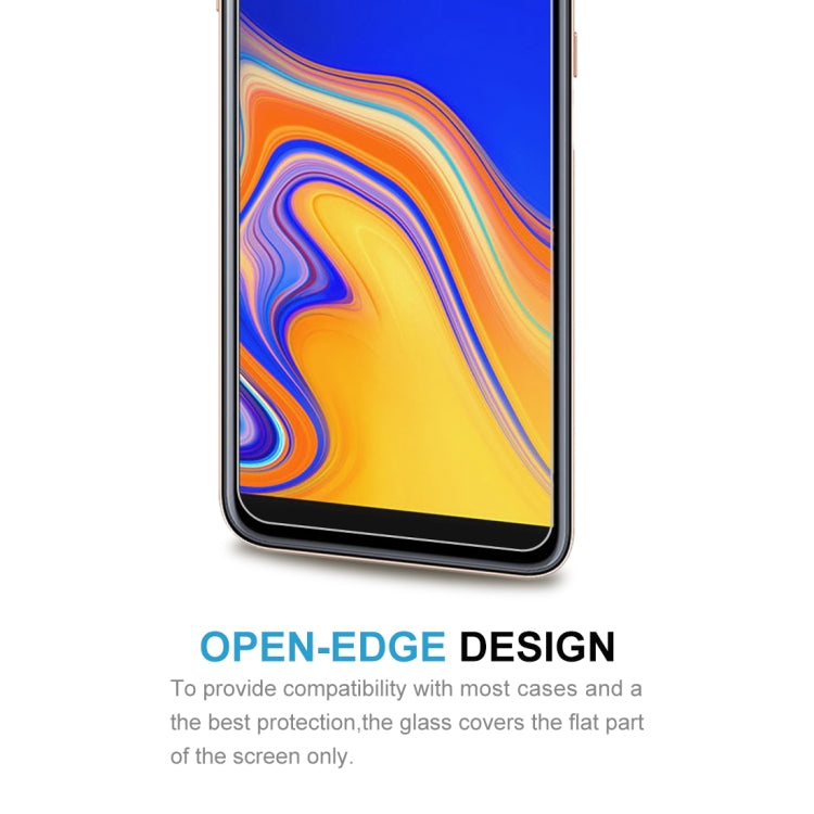 10個裝 適用於三星Galaxy J4+ 0.26mm 9H 2.5D弧邊鋼化玻璃膜