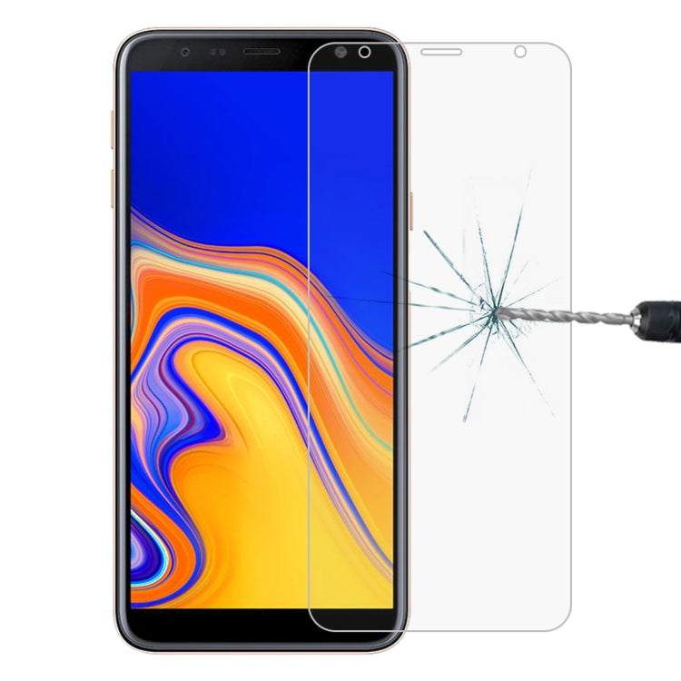 適用於三星Galaxy J4+ 0.26mm 9H 2.5D弧邊鋼化玻璃膜