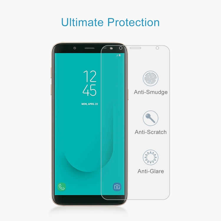 10個裝 適用於三星Galaxy J6 0.26mm 9H 2.5D弧邊鋼化玻璃膜