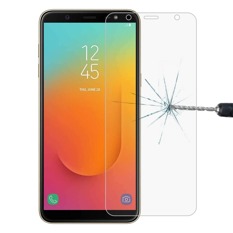 適用於三星Galaxy J8+ 0.26mm 9H 2.5D弧邊鋼化玻璃膜
