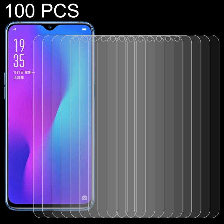 適用於OPPO R17 & R17 Pro 100個裝 0.26mm 9H 2.5D弧邊鋼化玻璃膜
