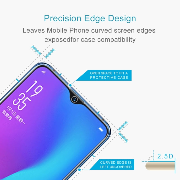 適用於OPPO R17 & R17 Pro 100個裝 0.26mm 9H 2.5D弧邊鋼化玻璃膜