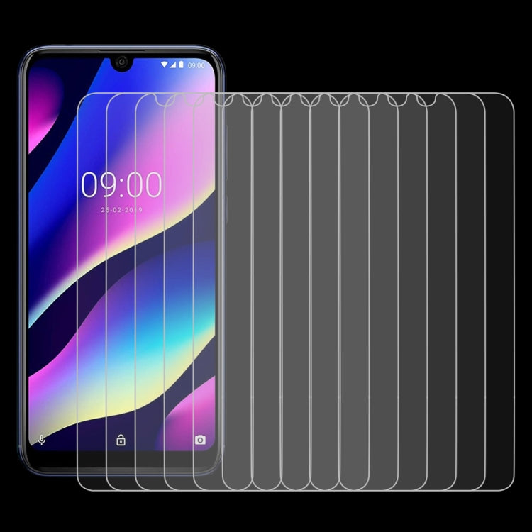 10個裝 適用於Wiko View3 0.26mm 9H 2.5D弧邊鋼化玻璃膜