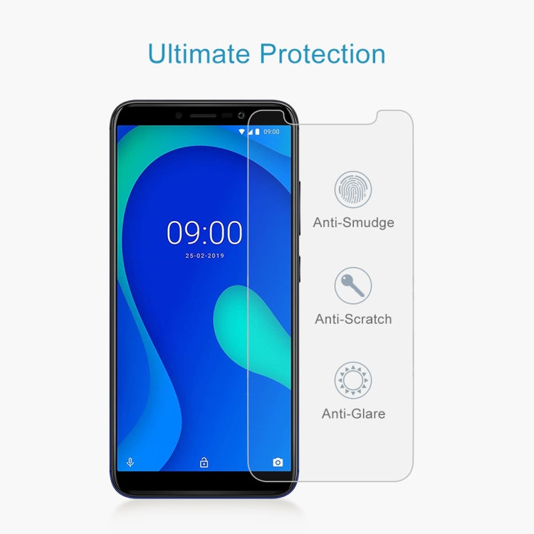 適用於Wiko Y80 0.26mm 9H 2.5D弧邊鋼化玻璃膜