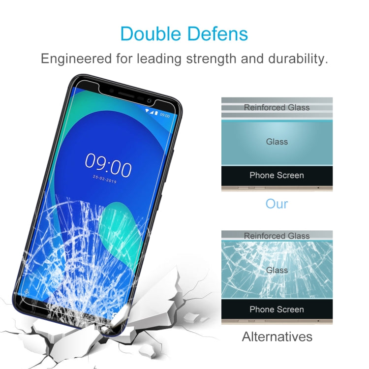 適用於Wiko Y80 0.26mm 9H 2.5D弧邊鋼化玻璃膜