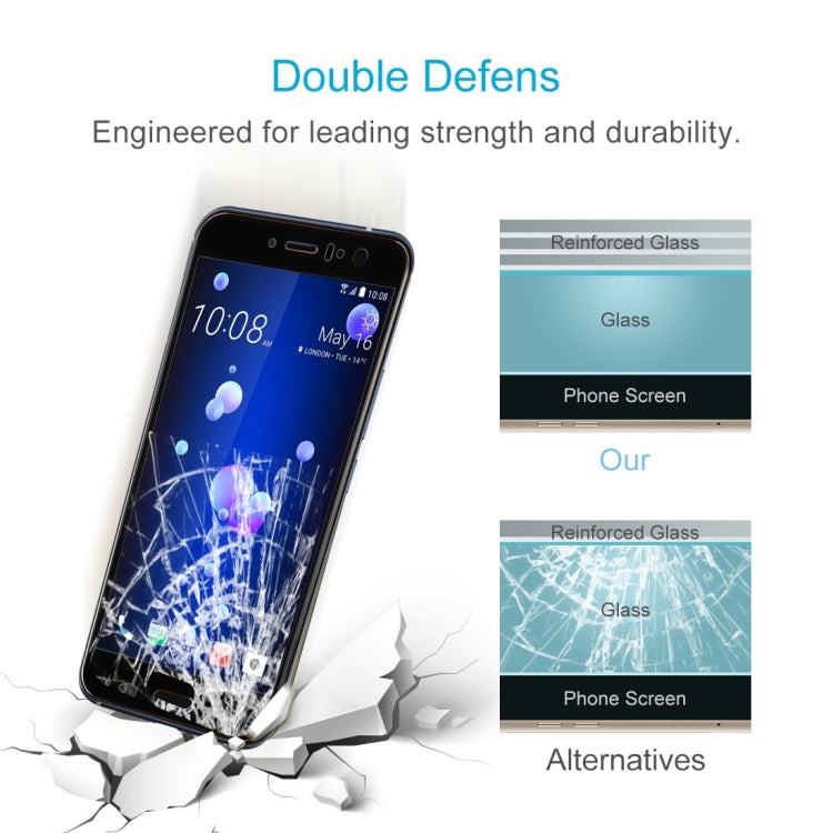 25個裝 適用於HTC U11 0.33mm厚度 9H表面硬度 全屏覆蓋鋼化玻璃保護膜