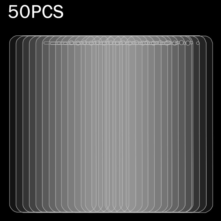 50個裝 適用於華為 Y5 2017 0.3mm厚度 9H表面硬度 2.5D弧邊 全屏鋼化玻璃保護膜 裸膜