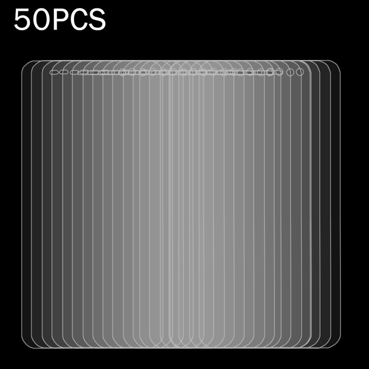 50個裝 適用於華為 Y3 2017 0.3mm厚度 9H表面硬度 2.5D弧邊 全屏鋼化玻璃保護膜 裸膜
