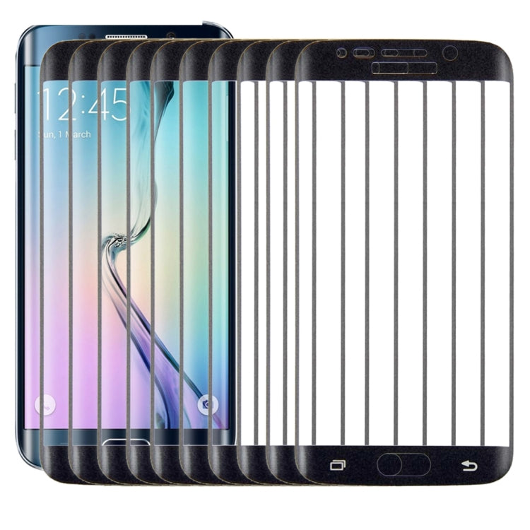 25個裝 適用於三星Galaxy S6 Edge 0.3mm 9H 3D曲面全屏絲印鋼化玻璃膜