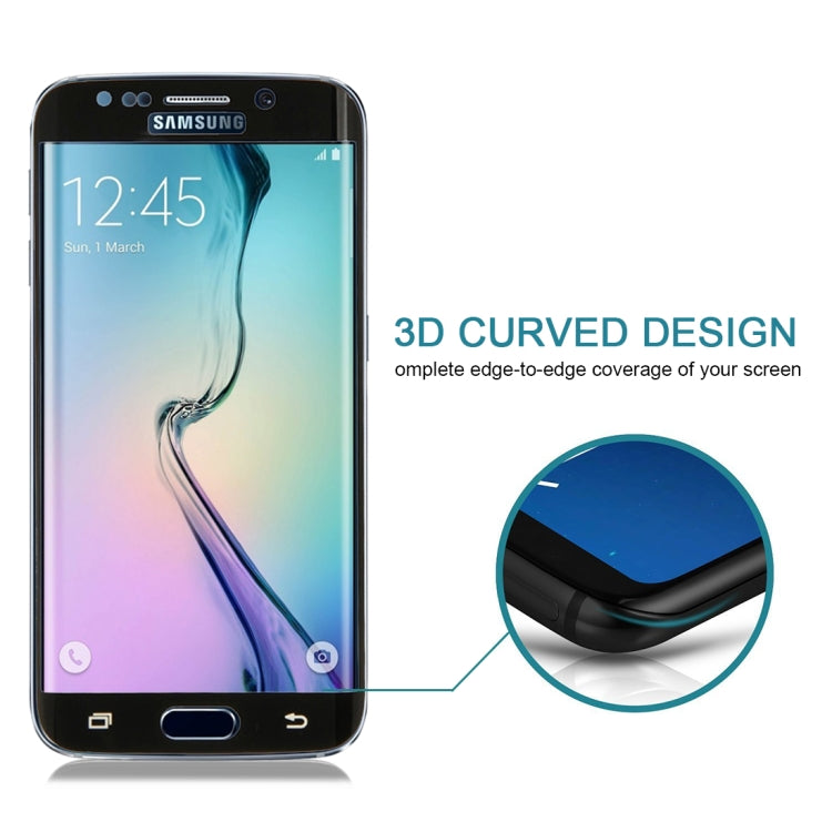 25個裝 適用於三星 Galaxy S6 Edge Plus / G928 0.3mm 9H 3D曲面全屏電鍍鋼化玻璃膜