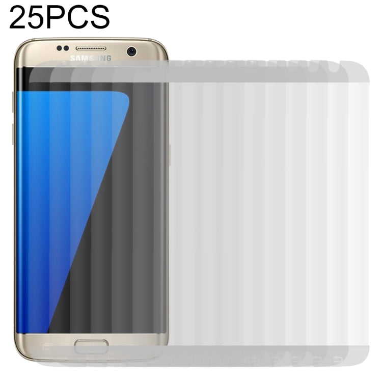 25個裝 適用於三星Galaxy S7 Edge / G935 0.26mm厚度 9H表面硬度 曲面 非全屏鋼化玻璃保護膜 縮小版