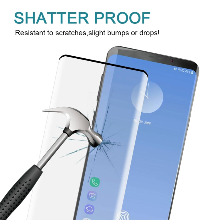 25個裝 適用於三星Galaxy S10 Plus 0.3mm 9H 3D全屏鋼化玻璃保護膜 支持屏幕指紋解鎖
