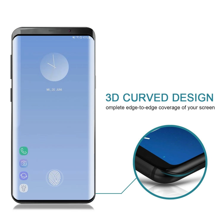 25個裝 適用於三星Galaxy S10 Plus 0.3mm 9H 3D全屏鋼化玻璃保護膜 支持屏幕指紋解鎖