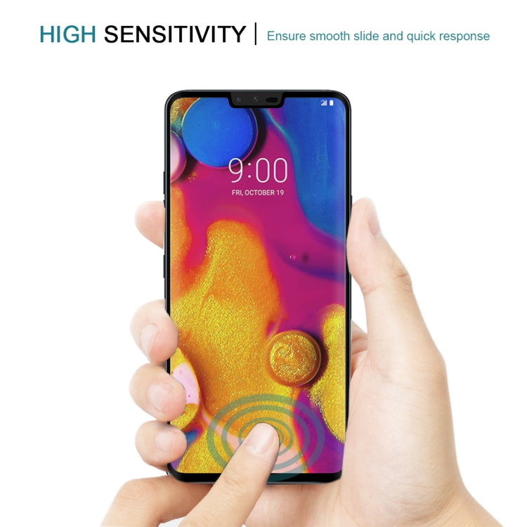 25個裝 適用於LG V40 ThinQ 0.3mm厚度 9H硬度 3D曲面全屏鋼化玻璃膜
