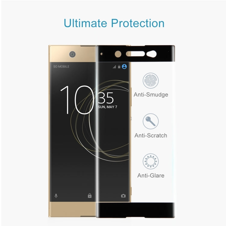 25個裝 適用於索尼 Xperia XA1 Ultra 0.33mm厚度 9H表面硬度 3D曲面全屏覆蓋鋼化玻璃保護膜