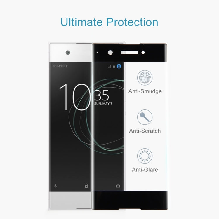 25個裝 適用於索尼 Xperia XA1 0.33mm厚度 9H表面硬度 3D曲面全屏覆蓋鋼化玻璃保護膜