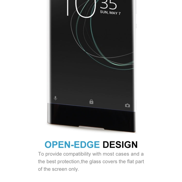 25個裝 適用於索尼 Xperia XA1 0.33mm厚度 9H表面硬度 3D曲面全屏覆蓋鋼化玻璃保護膜