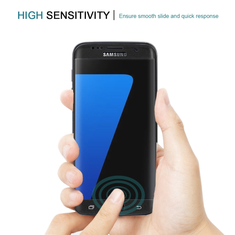 25個裝 適用於三星Galaxy S7 Edge / G935 0.26mm厚度 9H表面硬度 3D絲印全屏覆蓋彩色鋼化玻璃保護膜