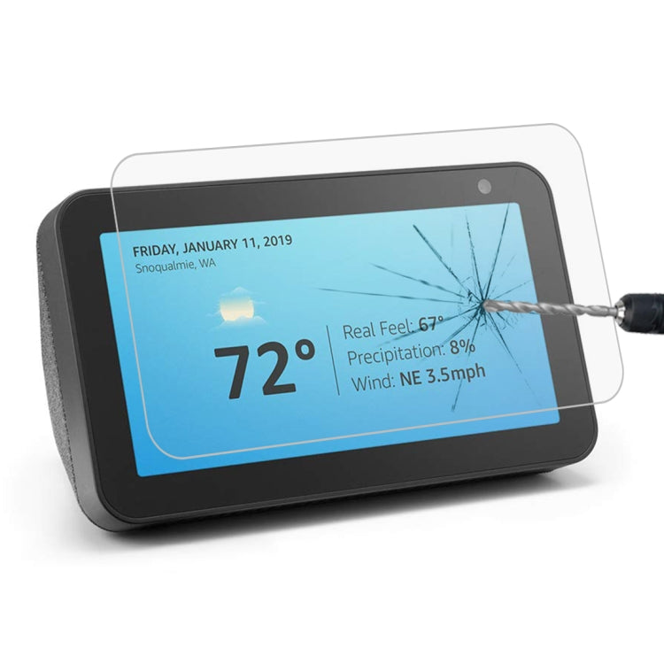 適用於亞馬遜Echo Show 5 9H 2.5D 防爆鋼化玻璃膜