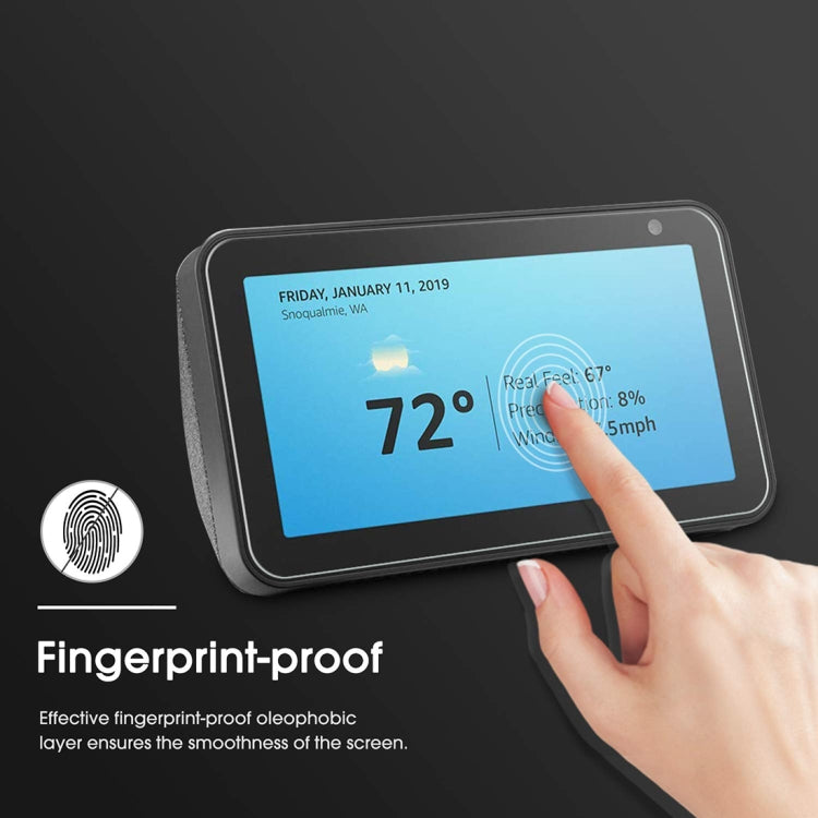 適用於亞馬遜Echo Show 5 9H 2.5D 防爆鋼化玻璃膜