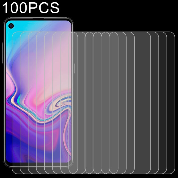 100個裝 適用於三星 Galaxy A8s  0.26mm 9H 2.5D弧邊鋼化玻璃保護膜