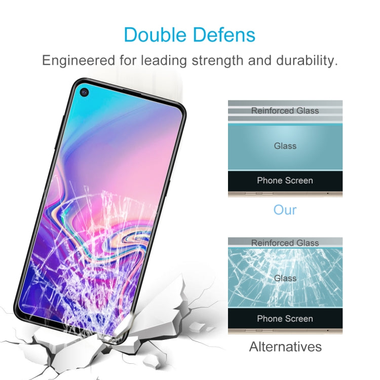 100個裝 適用於三星 Galaxy A8s  0.26mm 9H 2.5D弧邊鋼化玻璃保護膜