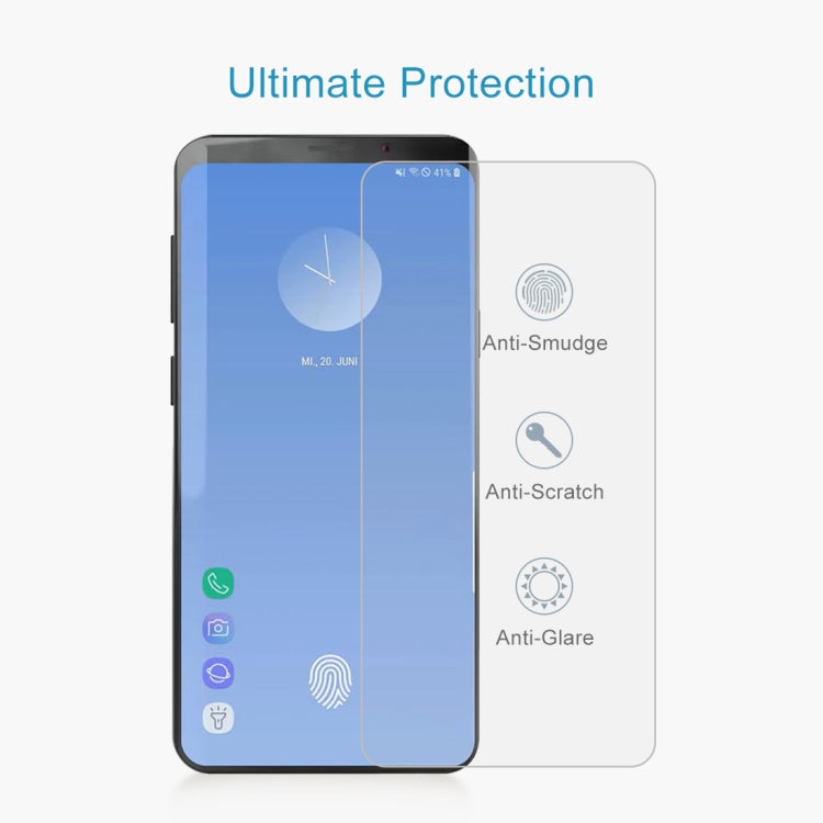 10個裝 適用於三星 Galaxy S10+ 0.26mm 9H 2.5D弧邊鋼化玻璃保護膜 不支持屏幕指紋解鎖