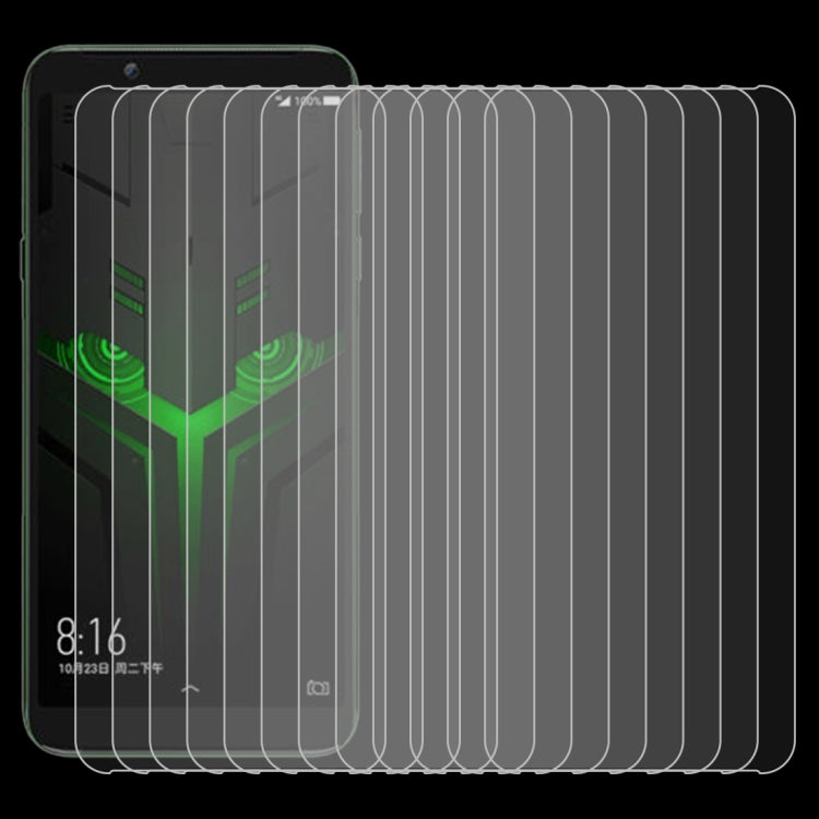 100個裝 適用於小米 黑鯊二代 0.26mm 9H 2.5D弧邊鋼化玻璃保護膜