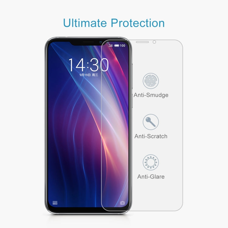 100個裝 適用於魅族 X8   0.26mm 9H 2.5D弧邊鋼化玻璃保護膜