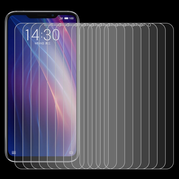 100個裝 適用於魅族 X8   0.26mm 9H 2.5D弧邊鋼化玻璃保護膜