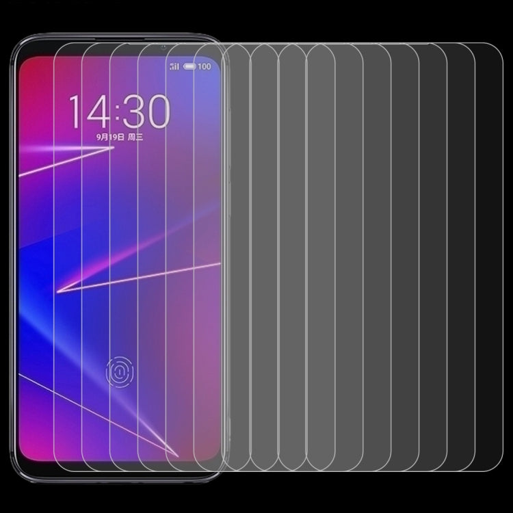 100個裝 適用於魅族 16X   0.26mm 9H 2.5D弧邊鋼化玻璃保護膜