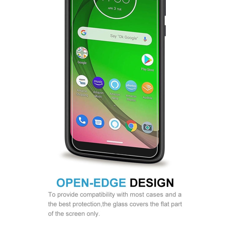 100個裝 適用於摩托羅拉 Moto G7 Play 0.26mm 9H 2.5D弧邊鋼化玻璃膜