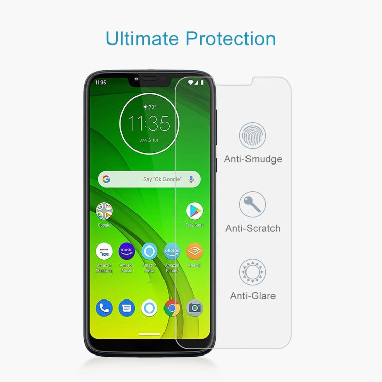 100個裝 適用於摩托羅拉 Moto G7 Power 0.26mm 9H 2.5D弧邊鋼化玻璃膜