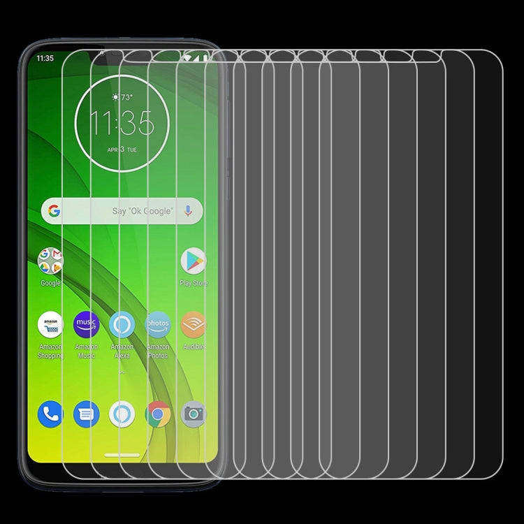 100個裝 適用於摩托羅拉 Moto G7 Power 0.26mm 9H 2.5D弧邊鋼化玻璃膜