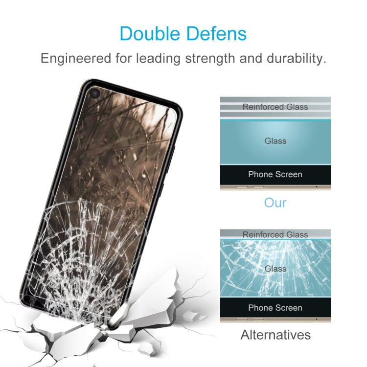 適用於摩托羅拉 Moto P40 0.26mm 9H 2.5D弧邊鋼化玻璃膜