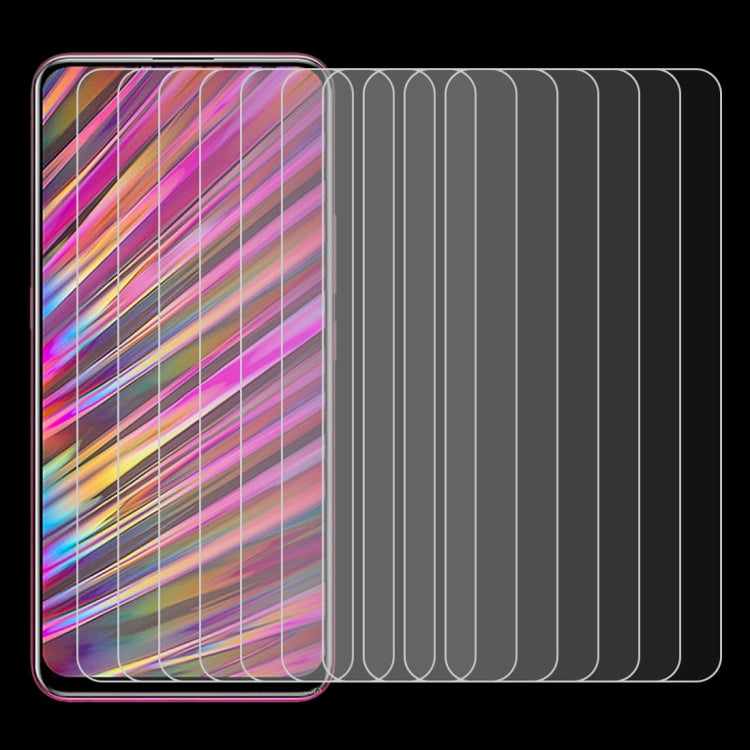 100個裝 適用於vivo V15 0.26mm 9H 2.5D弧邊鋼化玻璃膜