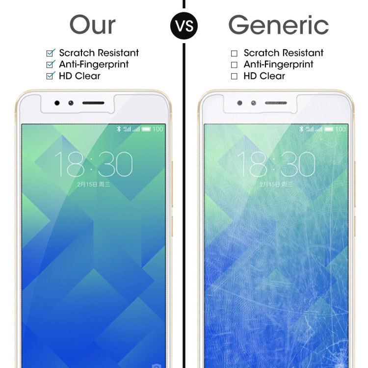 適用於魅族 M5S  9H 2.5D弧邊鋼化玻璃膜