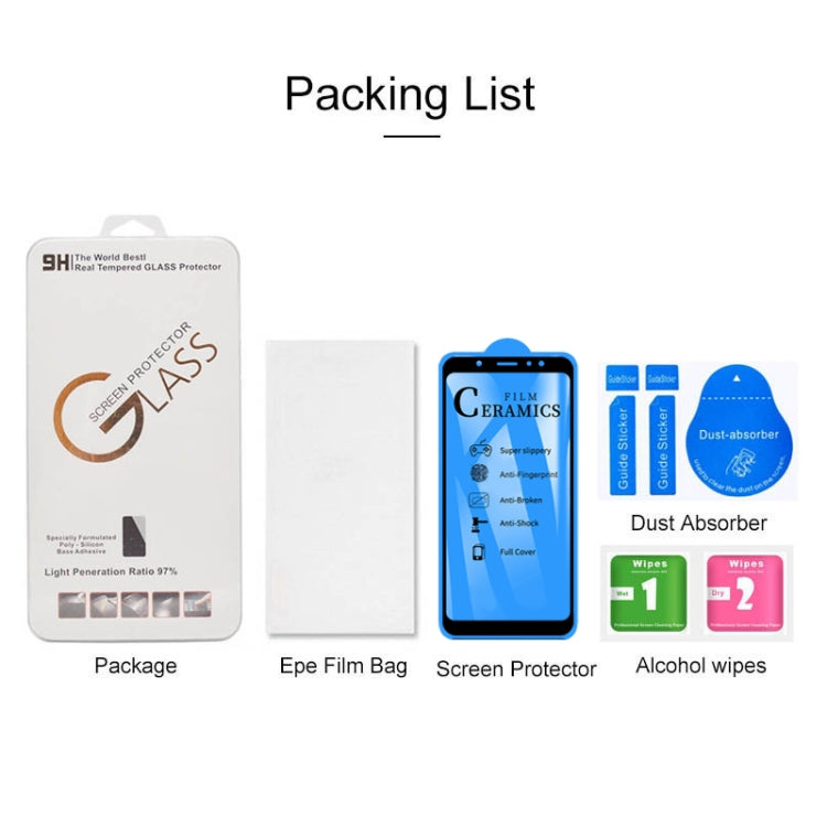 2.5D 全膠全屏陶瓷貼膜 適用於三星 Galaxy A6 Plus