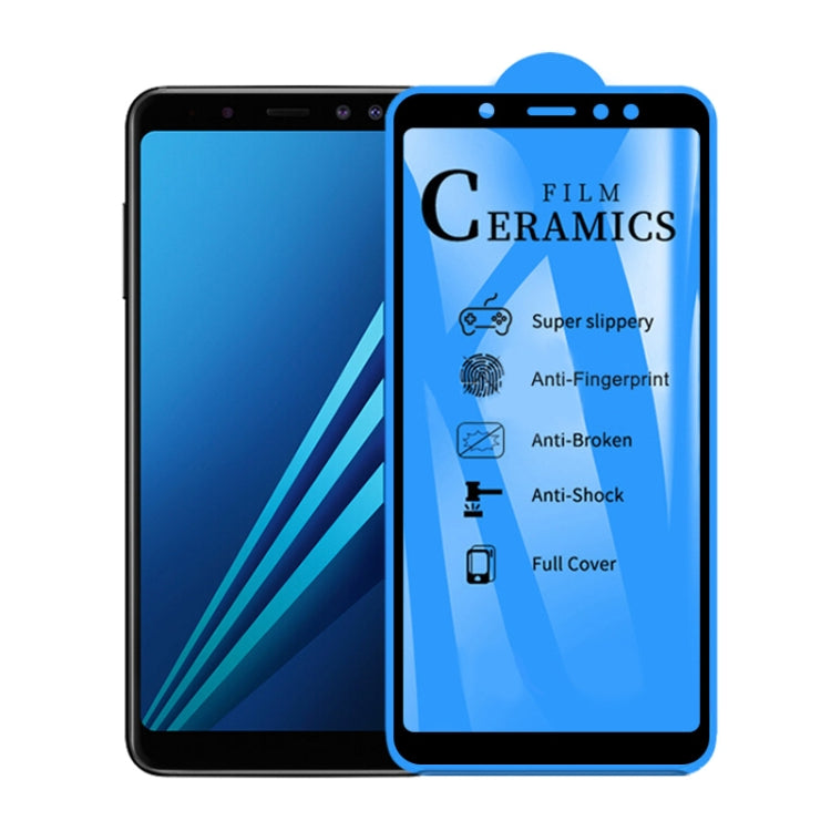 25個裝 2.5D 全膠全屏陶瓷貼膜 適用於三星 Galaxy A8