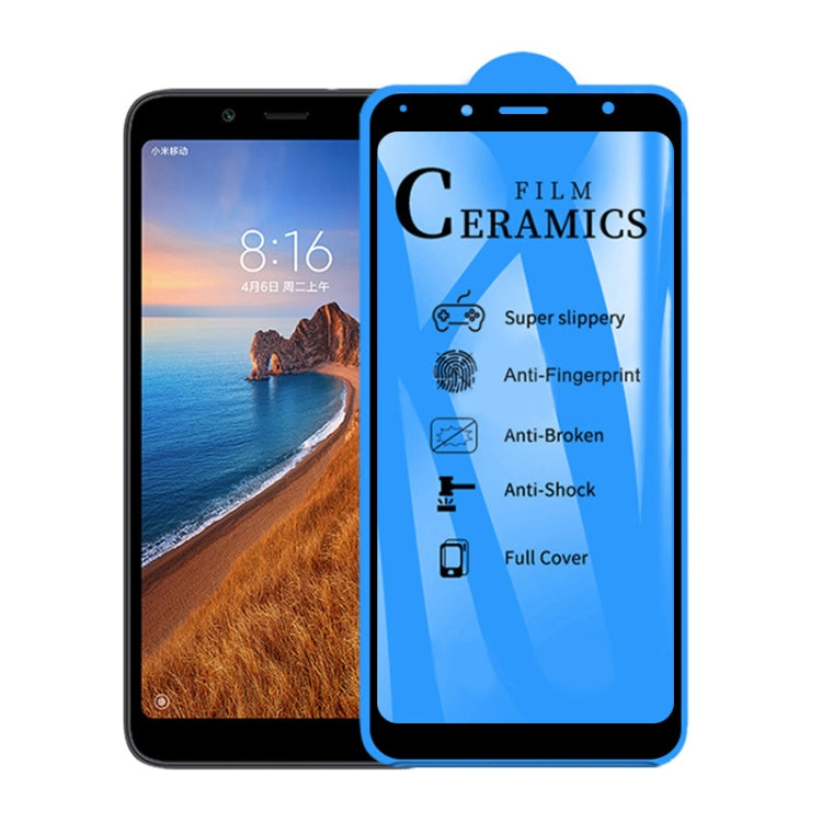 25個裝 2.5D 全膠全屏陶瓷貼膜 適用於小米 紅米 7A