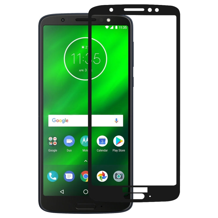 絲印二強 全屏鋼化玻璃膜適用於 摩托羅拉 Motorola Moto G6
