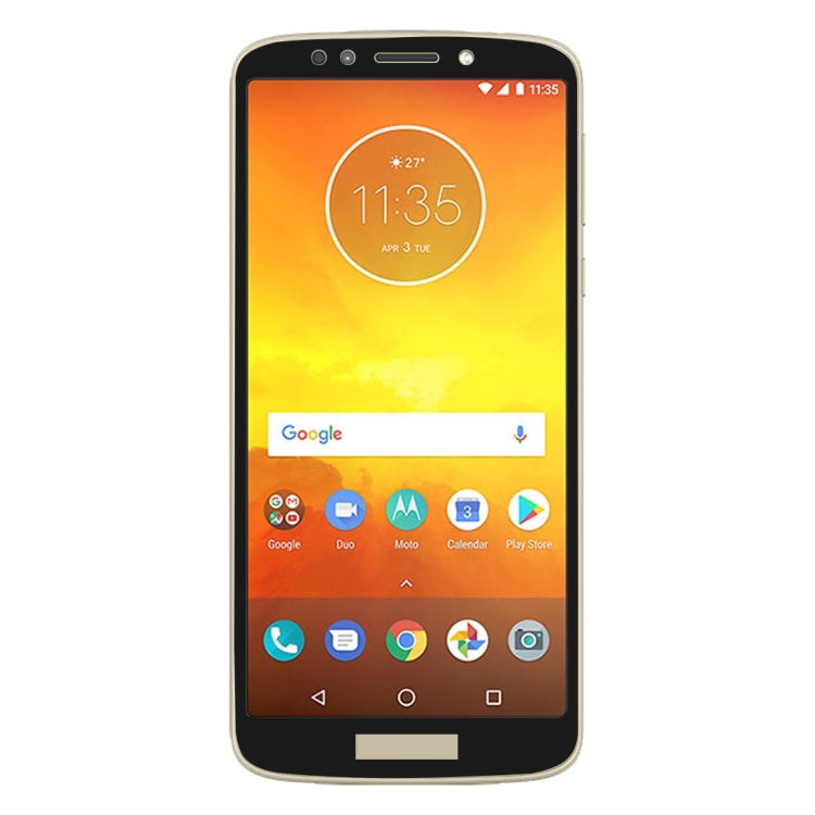 25 PCS 絲印二強 全屏鋼化玻璃膜適用於 摩托羅拉 Motorola Moto E5