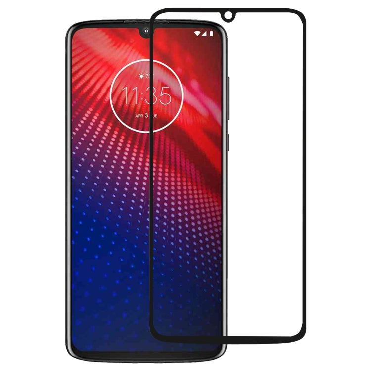絲印二強 全屏鋼化玻璃膜適用於 摩托羅拉 Motorola Moto Z4